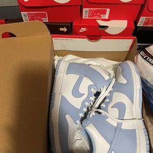 Nike Dunk High Aluminum & White Size 8